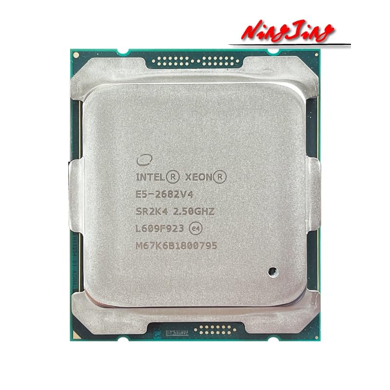 SAAKO Xeon E5-2682 v4 2.5 GHz Sixteen Cores CPU Processor 40M 120W 14nm LGA 2011-3 Making Computers Process Data Faster