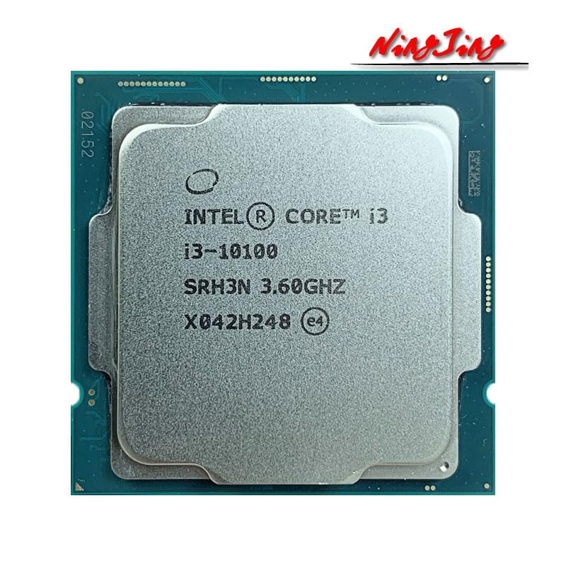 SAAKO Core i3-10100 3.6GHz 4-core 8-Thread CPU Processor Making Computers Process Data Faster