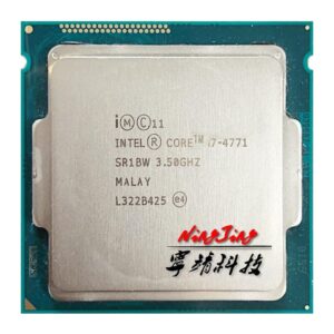 SAAKO Core i7-4771 3.5GHz Quad-Core CPU Processor Making Computers Process Data Faster