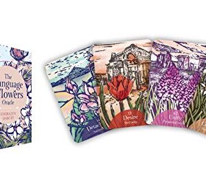 The Language of Flowers Oracle: Sacred botanical guidance and support (44 Full-Color Cards and 144-Page Guidebook) (Rockpool Oracle Card Series)