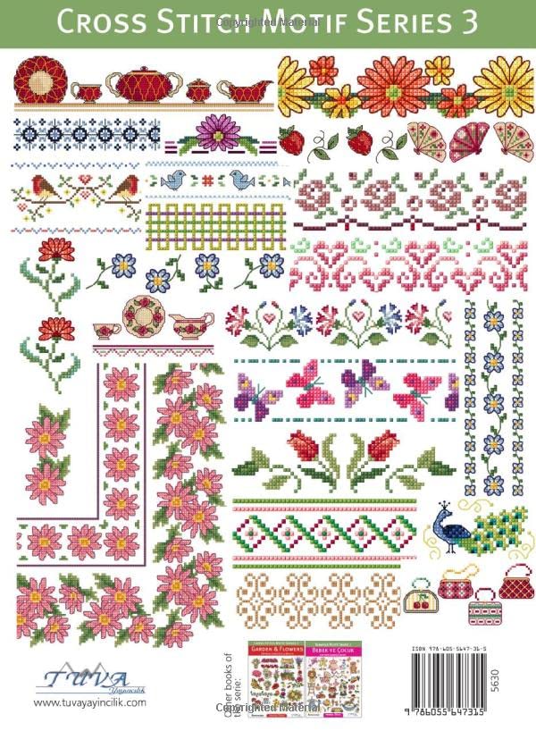 Cross Stitch Motif Series 3: Borders: 300 New Cross Stitch Motifs