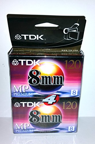 TDK Premium Grade 8mm Video Tape (4-Pack) (Discontinued by Manufacturer)