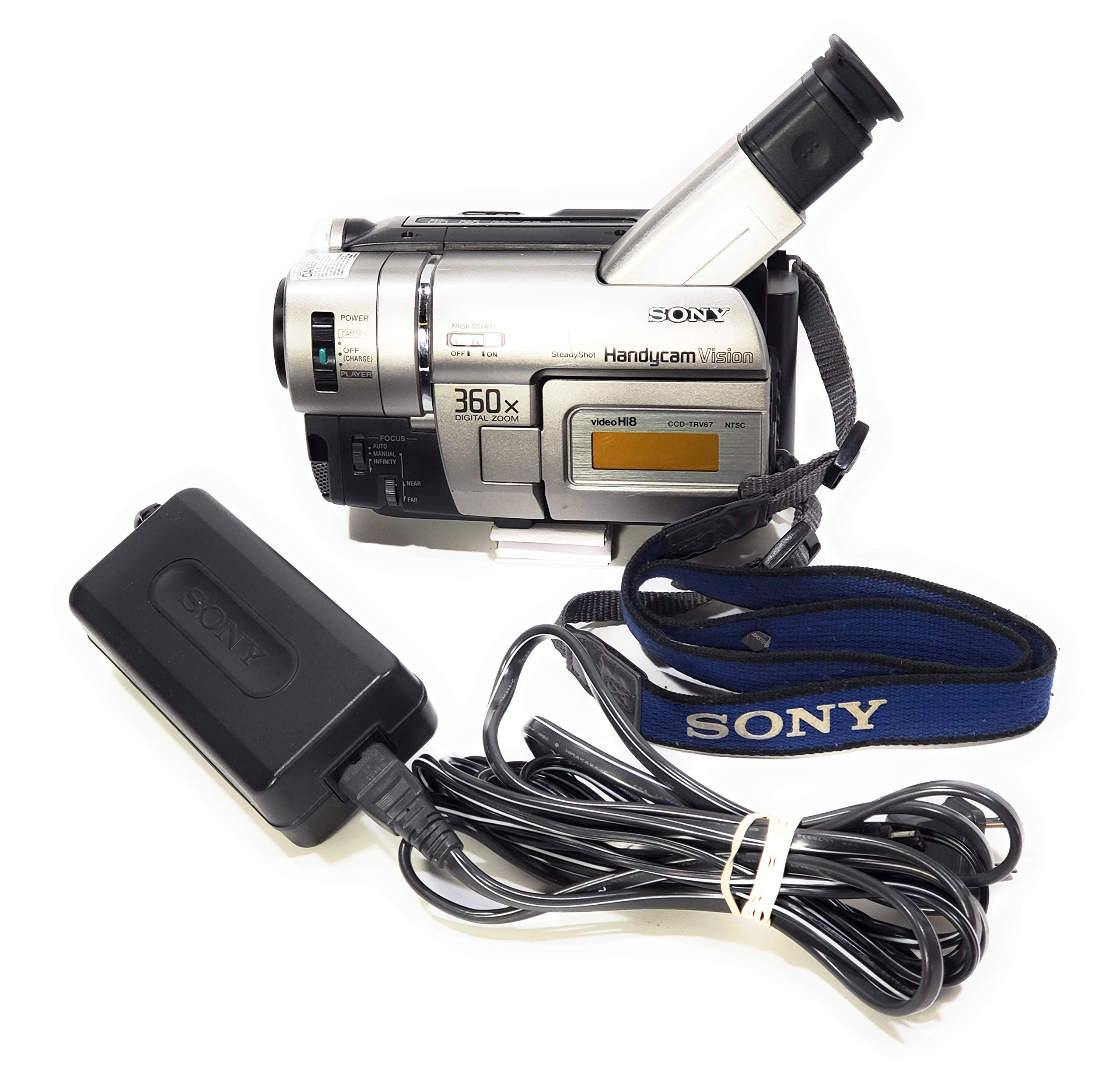 Sony CCDTRV67 20x Optical Zoom 64x Digital Zoom 8mm Camcorder (Discontinued by Manufacturer)