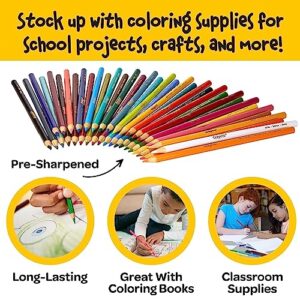 Crayola Colored Pencils (36ct), Kids Pencil Set, Back to School Supplies, Assorted Colors, Great for Classrooms, Nontoxic, Ages 3+