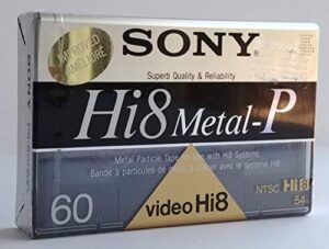 sony hi8/digital8 metal particle video cassette