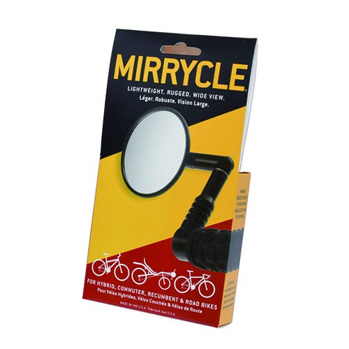 Mirrycle MTB Bar End Mountain Bicycle Mirror , Black