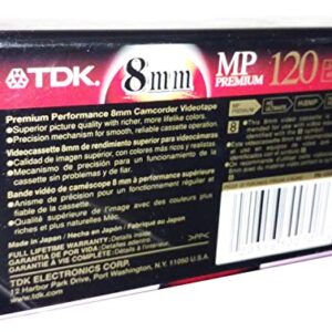 TDK P6120MP 8mm MP Premium Video Tape