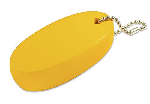 Lucky Line Soft Key Float with Ball Chain Water Sports, Yellow (92801)