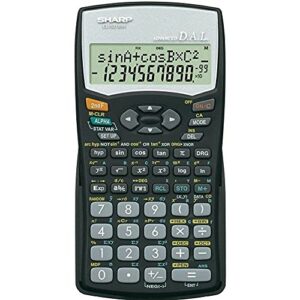 sharp el-531whbk scientific calculator