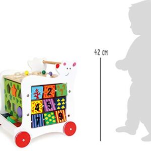 Small Foot Wooden Toys - Wooden Baby Bear Walker