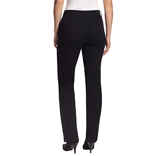 Gloria Vanderbilt Women's Amanda Classic High Rise Tapered Jean, Black, 6