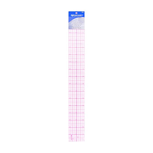 Westcott B-85 18" 8Ths Graph Beveled Ruler