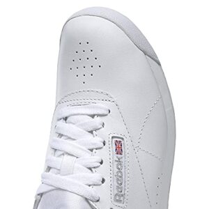 Reebok womens Freestyle Hi Sneaker, White/Silver 2, 7.5 US