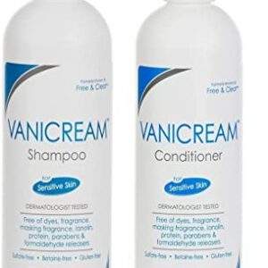 Vanicream Set, includes Shampoo-12 Oz and Conditioner-12 Oz - One each