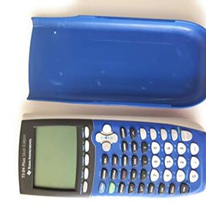 Texas Instruments TI-84 Plus Silver Edition Graphing Calculator - BLUE