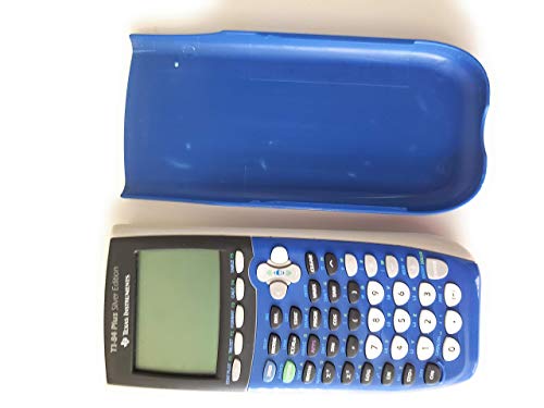 Texas Instruments TI-84 Plus Silver Edition Graphing Calculator - BLUE