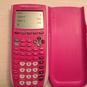 Texas Instrument 84 Plus Silver Edition graphing Calculator (Full Pink in color) (Packaging may vary)