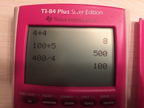 Texas Instrument 84 Plus Silver Edition graphing Calculator (Full Pink in color) (Packaging may vary)