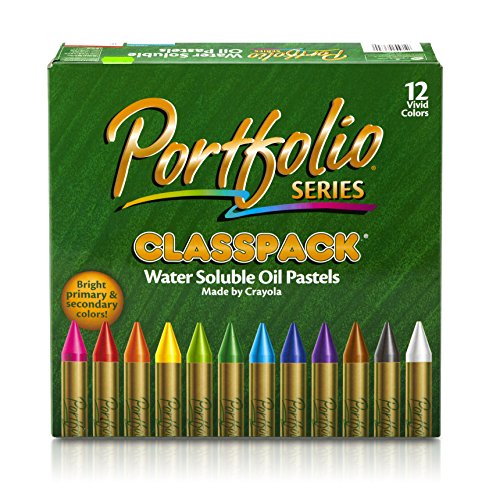 Crayola Oil Pastels Classpack, School Supplies, Water Soluble, 12 Assorted Colors, 300Count