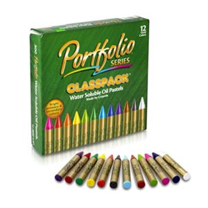 Crayola Oil Pastels Classpack, School Supplies, Water Soluble, 12 Assorted Colors, 300Count
