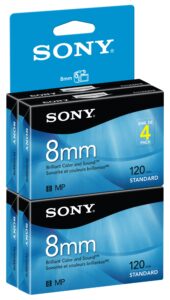 sony 8mm 120-minute 4 pack (discontinued by manufacturer)