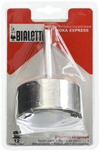 bialetti 06895 moka express 12-cup replacement funnel,silver