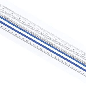 Westcott Data Processing Magnifying Ruler, 12-Inches, Clear (14125)