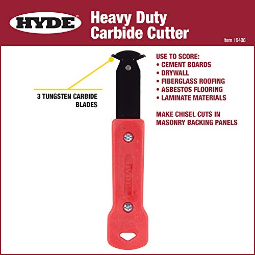HYDE 19408 Heavy-Duty Carbide Cutter, No Size