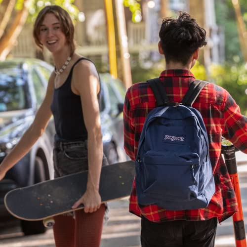 JanSport SuperBreak One Backpack, Red Tape - Durable, Lightweight Bag with 1 Main Compartment, Front Utility Pocket with Built-in Organizer - Premium Backpack