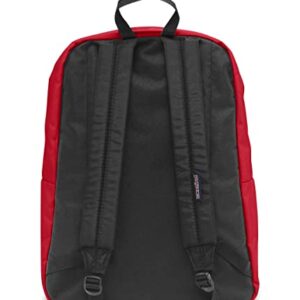 JanSport SuperBreak One Backpack, Red Tape - Durable, Lightweight Bag with 1 Main Compartment, Front Utility Pocket with Built-in Organizer - Premium Backpack