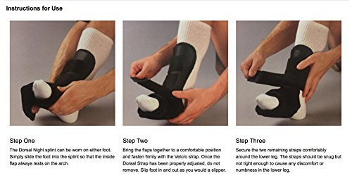 Cramer Dorsal Night Splint for Effective Relief From Plantar Fasciitis Pain, Arch Foot Pain, Slip Resistant Sleep Support, Comfortable Alternative to Posterior Splint for Plantar Fascia Relief, Large