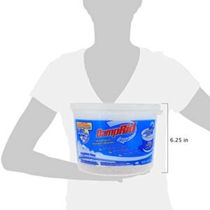 DampRid Moisture Absorber Hi-Capacity Bucket, 4 lb., Fragrance Free, For Fresher, Cleaner Air in Large Spaces, Lasts Up To 6 Months, No Electricity Required