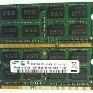 Samsung 2GB PC-8500 DDR3 1066MHz SO-DIMM 204 Pin 2.0GB Memory Upgrade Modules M471B5673FH0-CF8