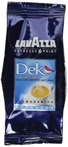 decaf 100% arabica espresso point machine cartridges, 2/pack, 25 packs/box