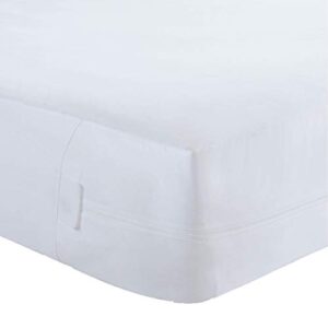 original bed bug blocker zippered mattress protector (king),white