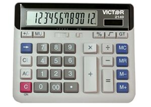 victor 2140 desktop business calculator, 12-digit lcd