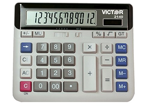 Victor 2140 Desktop Business Calculator, 12-Digit LCD