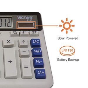 Victor 2140 Desktop Business Calculator, 12-Digit LCD