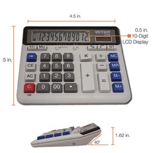 Victor 2140 Desktop Business Calculator, 12-Digit LCD