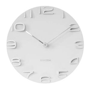 Present Time Karlsson On The Edge Wall Clock, White