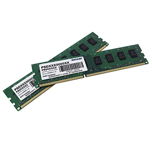 Patriot Signature DDR3 8 GB (2 x 4 GB) CL11 PC3-12800 (1600MHz) 240-Pin DDR3 Desktop Memory Kit PSD38G1600K