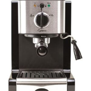 Capresso 116.04 Pump Espresso and Cappuccino Machine EC100, Black and Stainless, 46 oz