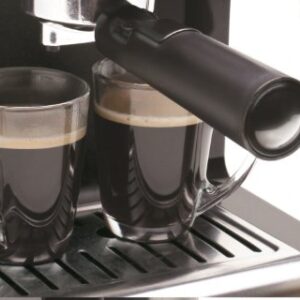 Capresso 116.04 Pump Espresso and Cappuccino Machine EC100, Black and Stainless, 46 oz