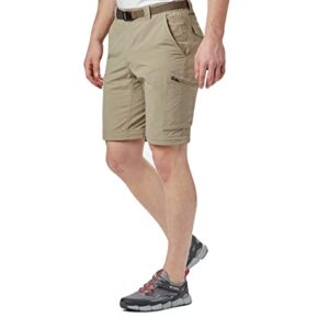 Columbia Men's Silver Ridge Convertible Pant, Breathable, UPF 50 Sun Protection, Tusk, 34x32