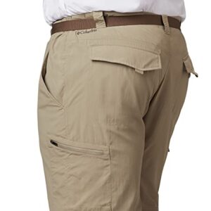 Columbia Men's Silver Ridge Convertible Pant, Breathable, UPF 50 Sun Protection, Tusk, 34x32