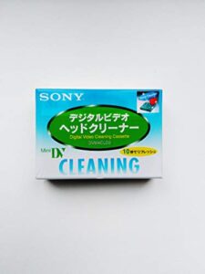 sony mini dv cleaning cassette (dry) dvm4cld2 
