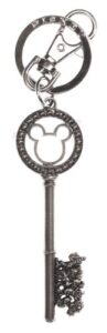 disney silver master key with gem beads pewter key ring
