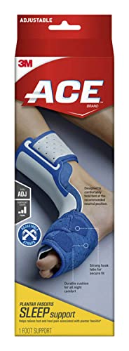 ACE Brand Plantar Fasciitis Sleep Support, Foot Brace Stays in Place All Night, Plantar Fasciitis Brace With Secure Fit and Long-Lasting Comfort, Sleep Support for Left and Right Foot, 8” to 15”