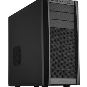 Antec Gaming Series Three Hundred Two Mid-Tower PC/Gaming Computer Case with 9 Tool-Less Drive Bays, 2 SSD, 120/140mm Fans x 2 Pre-Installed, 4 Fan Mounts for ATX, M-ATX and Mini-ITX,Black