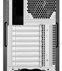 Antec Gaming Series Three Hundred Two Mid-Tower PC/Gaming Computer Case with 9 Tool-Less Drive Bays, 2 SSD, 120/140mm Fans x 2 Pre-Installed, 4 Fan Mounts for ATX, M-ATX and Mini-ITX,Black